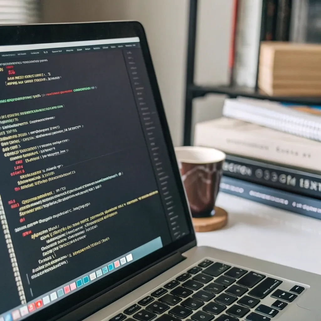 Code editor with web development project